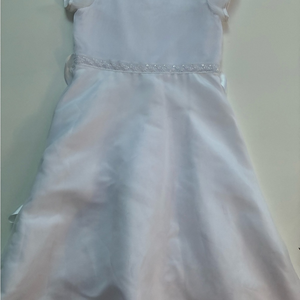 Charming White Formal Kids Dress
